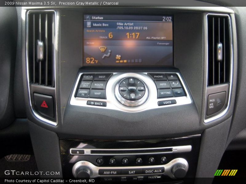 Precision Gray Metallic / Charcoal 2009 Nissan Maxima 3.5 SV