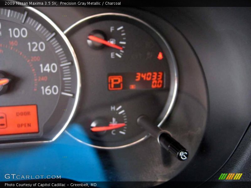 Precision Gray Metallic / Charcoal 2009 Nissan Maxima 3.5 SV