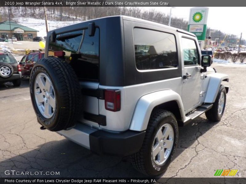 Bright Silver Metallic / Dark Slate Gray/Medium Slate Gray 2010 Jeep Wrangler Sahara 4x4