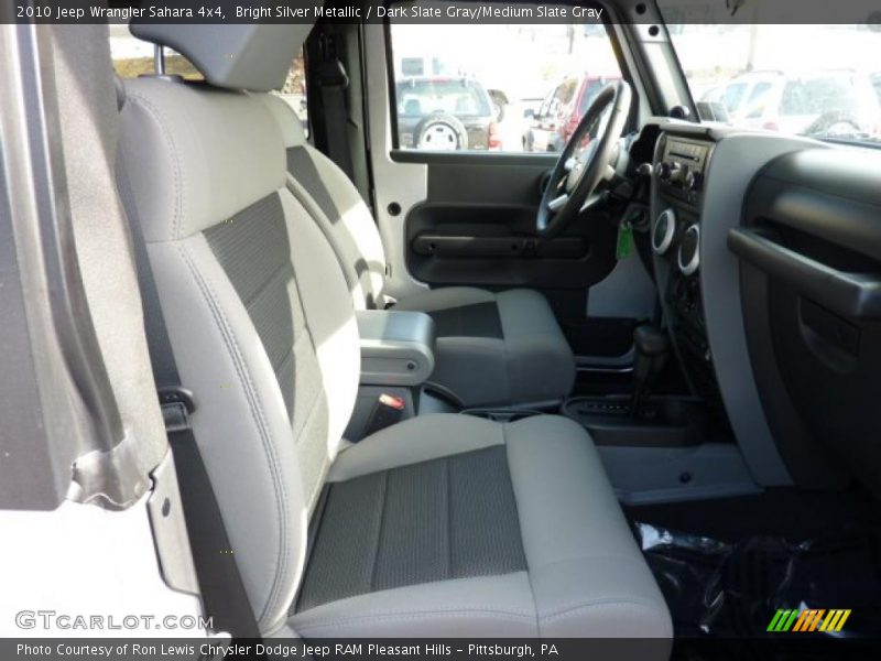 Bright Silver Metallic / Dark Slate Gray/Medium Slate Gray 2010 Jeep Wrangler Sahara 4x4