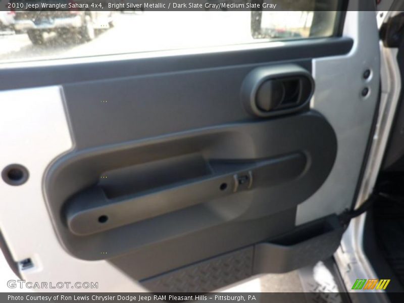Bright Silver Metallic / Dark Slate Gray/Medium Slate Gray 2010 Jeep Wrangler Sahara 4x4