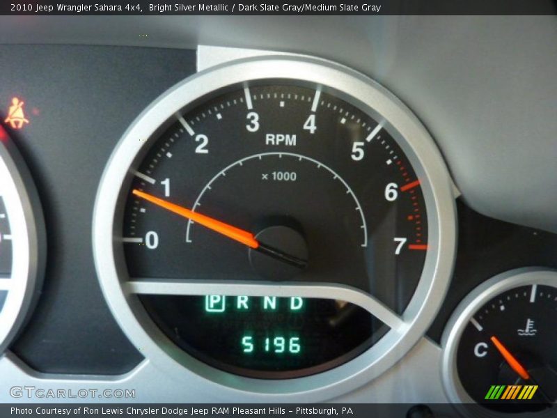 Bright Silver Metallic / Dark Slate Gray/Medium Slate Gray 2010 Jeep Wrangler Sahara 4x4