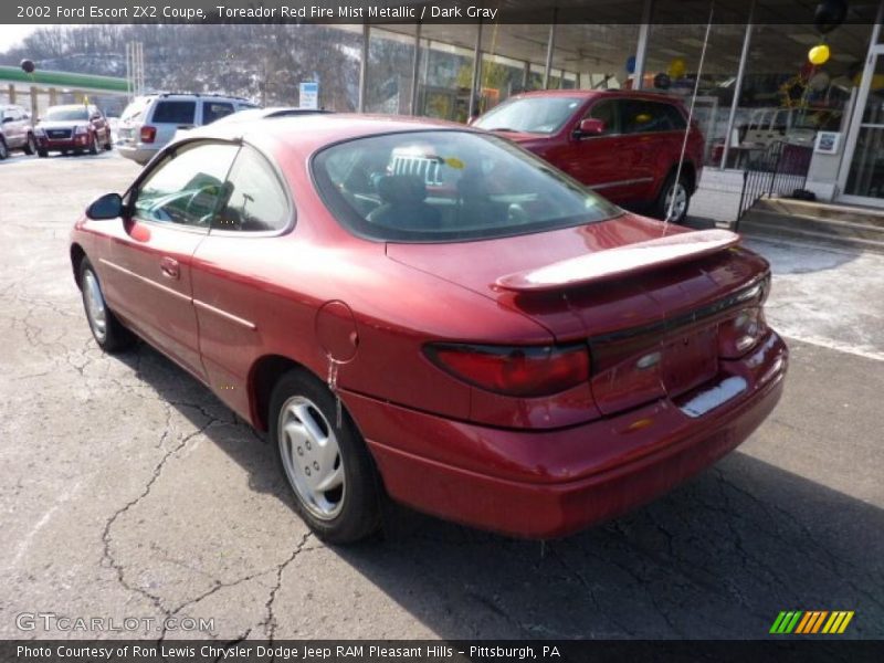  2002 Escort ZX2 Coupe Toreador Red Fire Mist Metallic