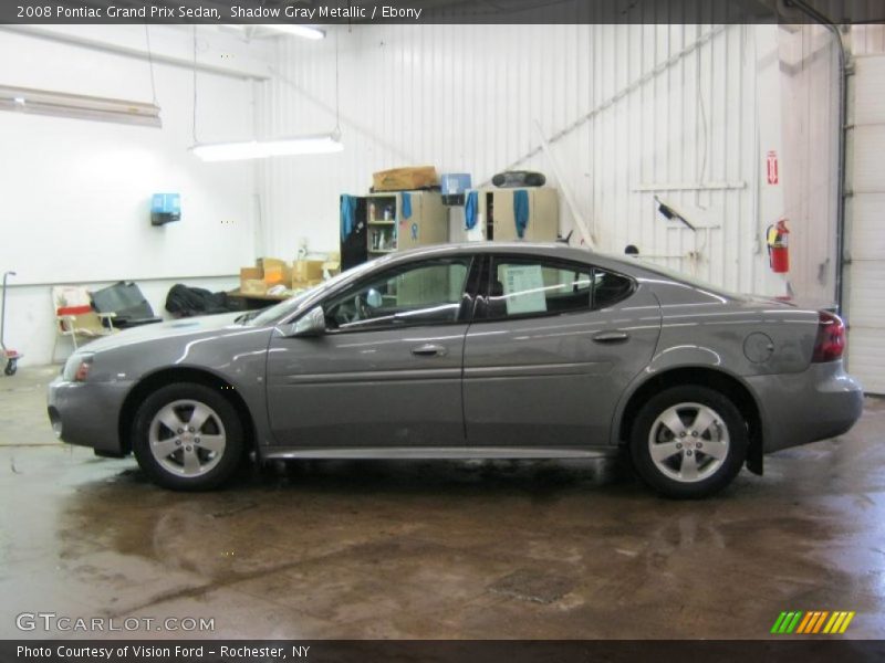 Shadow Gray Metallic / Ebony 2008 Pontiac Grand Prix Sedan