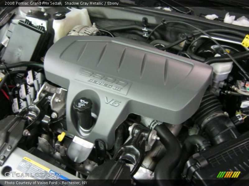 Shadow Gray Metallic / Ebony 2008 Pontiac Grand Prix Sedan
