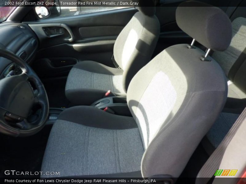 Toreador Red Fire Mist Metallic / Dark Gray 2002 Ford Escort ZX2 Coupe