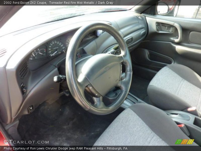 2002 Escort ZX2 Coupe Dark Gray Interior
