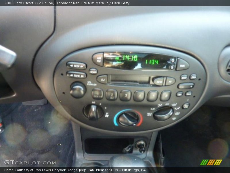 Controls of 2002 Escort ZX2 Coupe