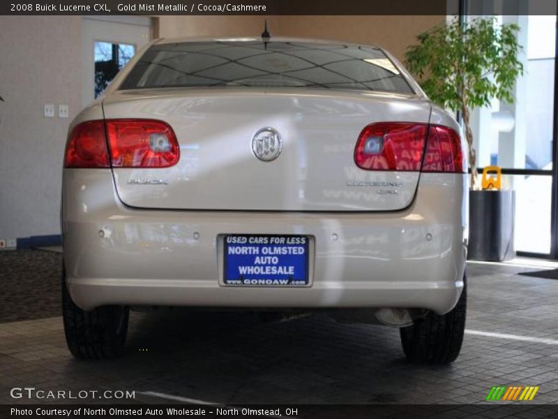 Gold Mist Metallic / Cocoa/Cashmere 2008 Buick Lucerne CXL