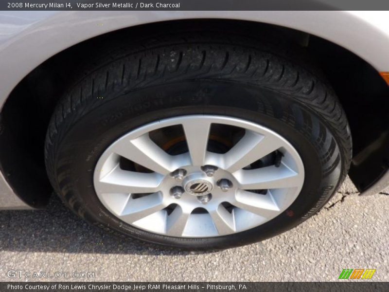 Vapor Silver Metallic / Dark Charcoal 2008 Mercury Milan I4