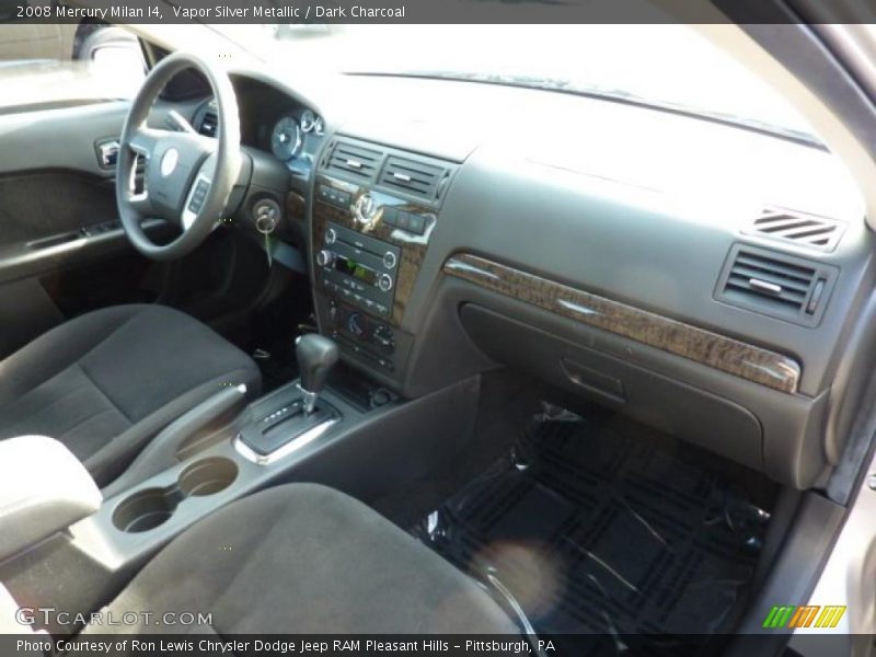 Vapor Silver Metallic / Dark Charcoal 2008 Mercury Milan I4