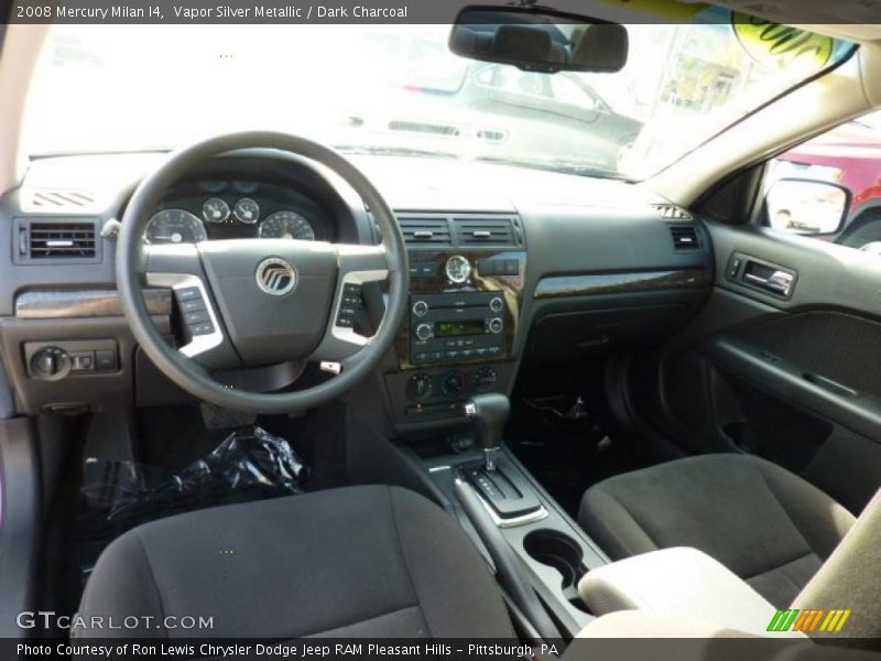 Vapor Silver Metallic / Dark Charcoal 2008 Mercury Milan I4