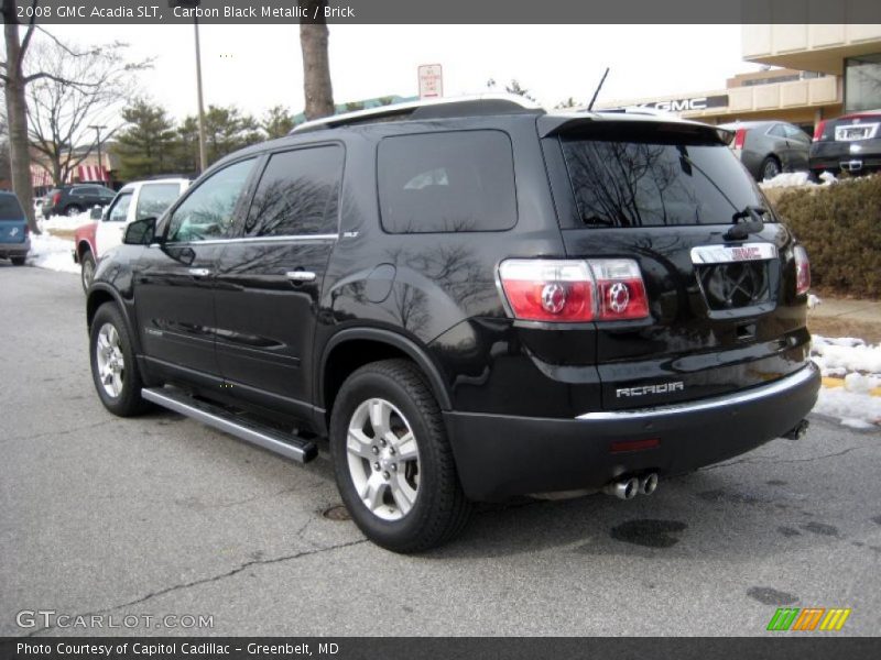 Carbon Black Metallic / Brick 2008 GMC Acadia SLT