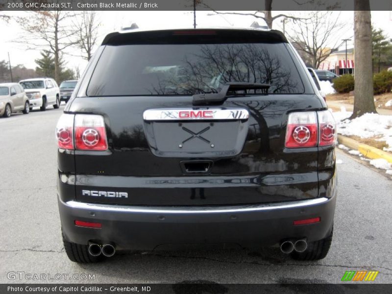 Carbon Black Metallic / Brick 2008 GMC Acadia SLT