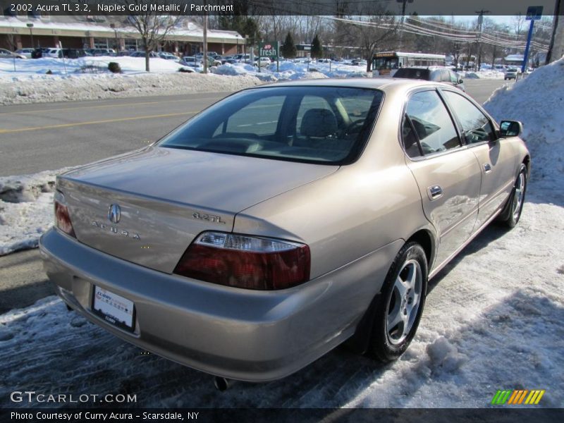 Naples Gold Metallic / Parchment 2002 Acura TL 3.2