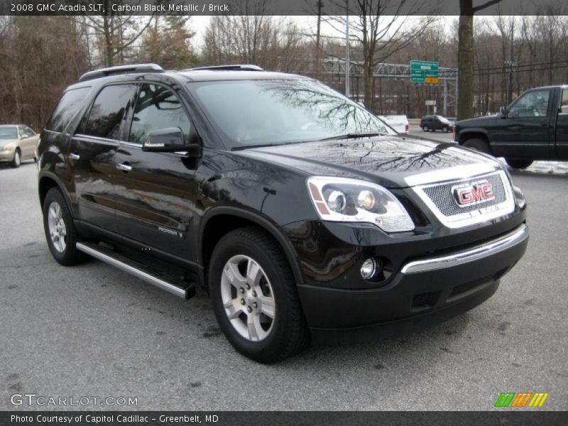 Carbon Black Metallic / Brick 2008 GMC Acadia SLT