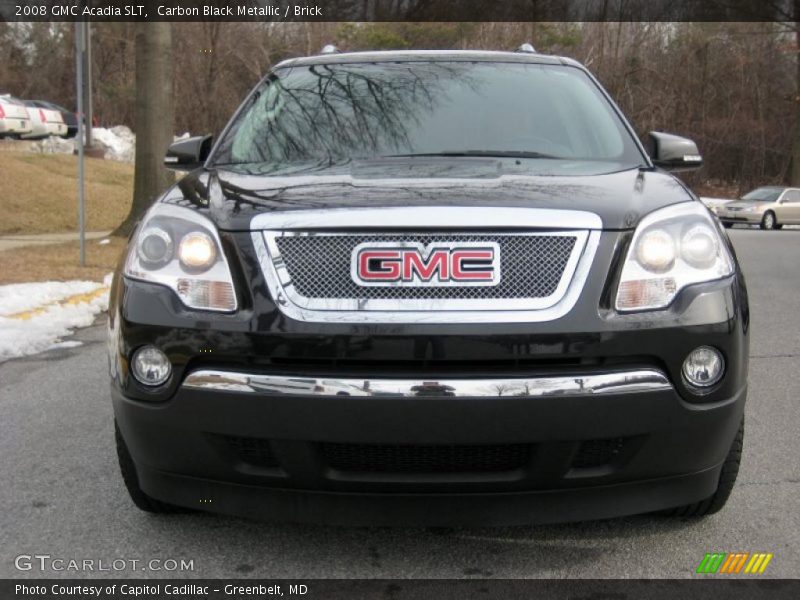 Carbon Black Metallic / Brick 2008 GMC Acadia SLT
