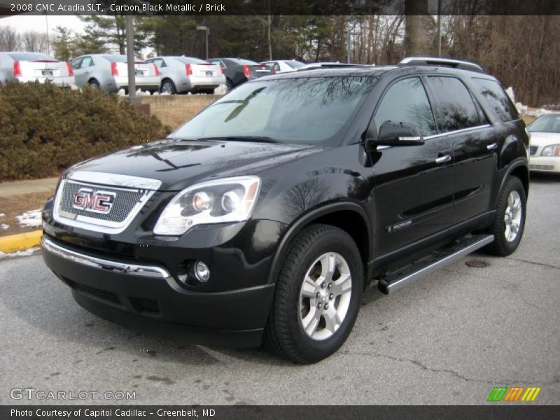 Carbon Black Metallic / Brick 2008 GMC Acadia SLT