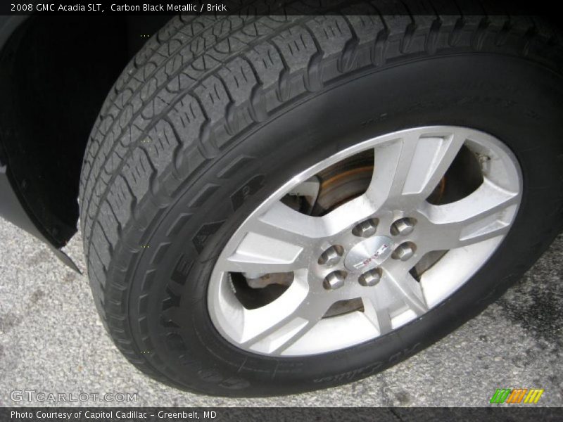 Carbon Black Metallic / Brick 2008 GMC Acadia SLT