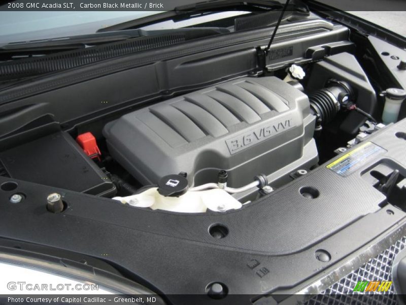 Carbon Black Metallic / Brick 2008 GMC Acadia SLT