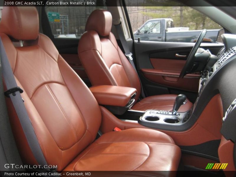 Carbon Black Metallic / Brick 2008 GMC Acadia SLT
