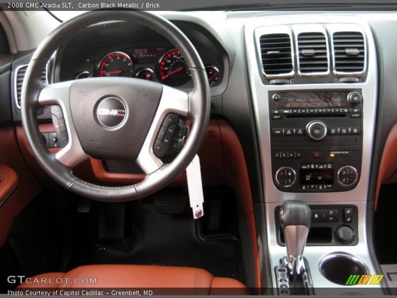 Carbon Black Metallic / Brick 2008 GMC Acadia SLT