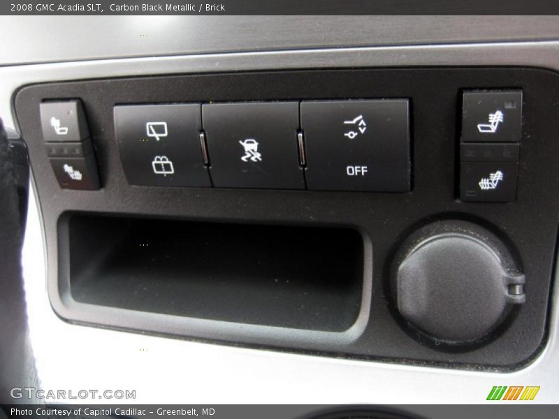 Carbon Black Metallic / Brick 2008 GMC Acadia SLT