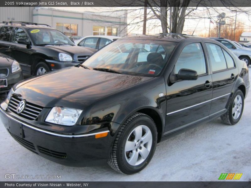 Black / Black 2005 Volkswagen Jetta GLS Sedan