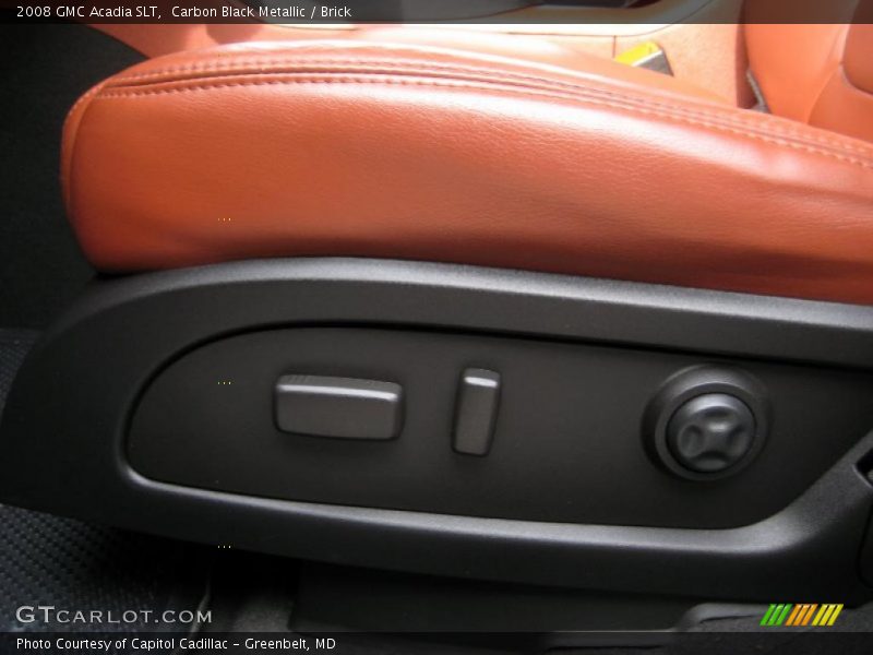 Carbon Black Metallic / Brick 2008 GMC Acadia SLT