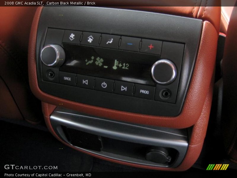 Carbon Black Metallic / Brick 2008 GMC Acadia SLT