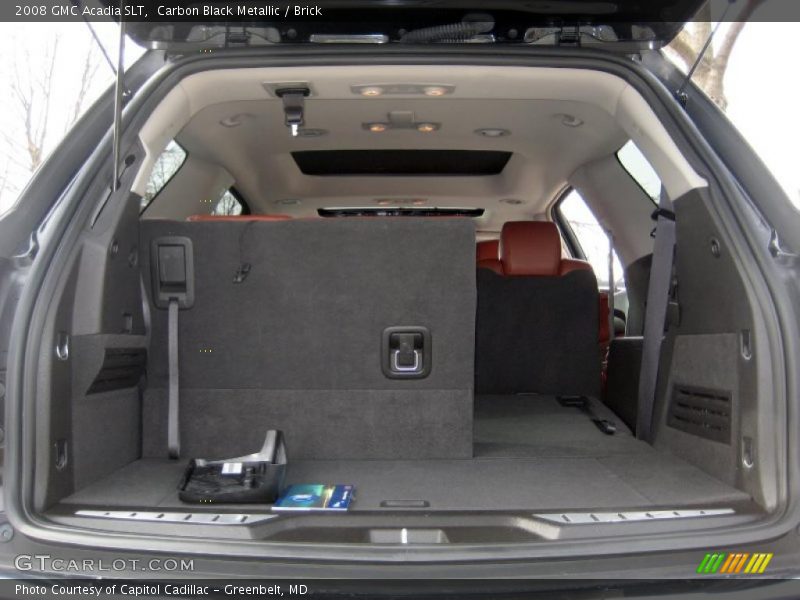 Carbon Black Metallic / Brick 2008 GMC Acadia SLT