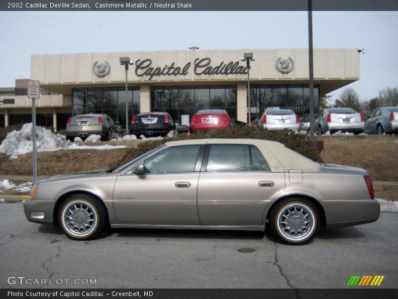 Cashmere Metallic / Neutral Shale 2002 Cadillac DeVille Sedan