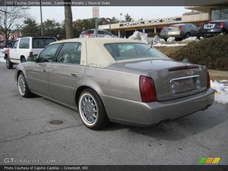 Cashmere Metallic / Neutral Shale 2002 Cadillac DeVille Sedan