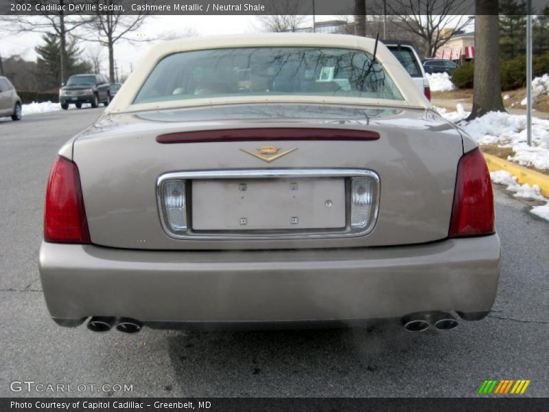 Cashmere Metallic / Neutral Shale 2002 Cadillac DeVille Sedan