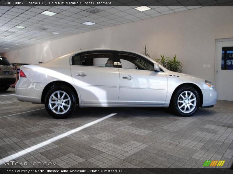 Gold Mist Metallic / Cocoa/Cashmere 2008 Buick Lucerne CXL