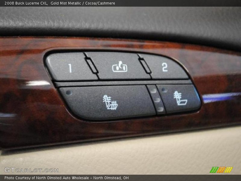 Gold Mist Metallic / Cocoa/Cashmere 2008 Buick Lucerne CXL