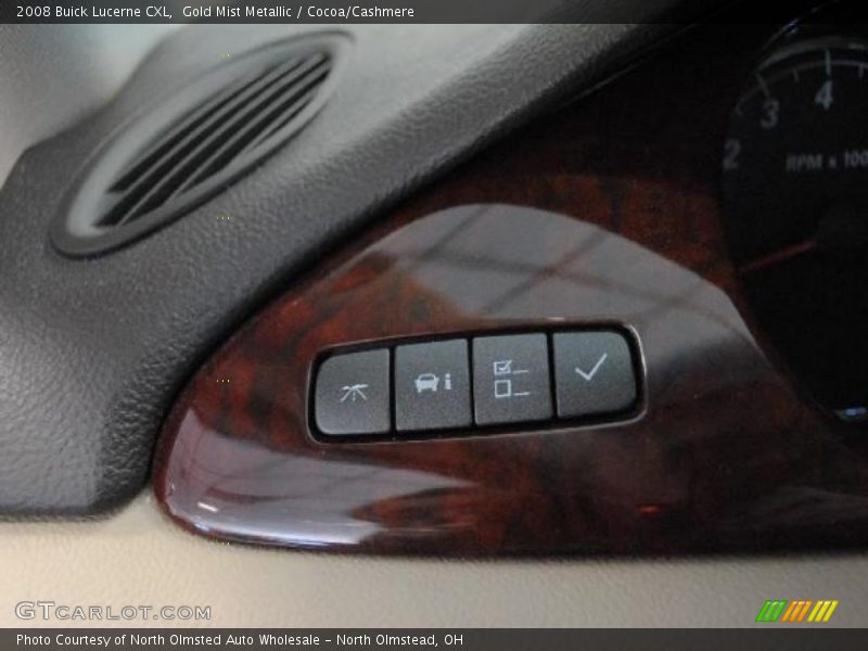 Gold Mist Metallic / Cocoa/Cashmere 2008 Buick Lucerne CXL
