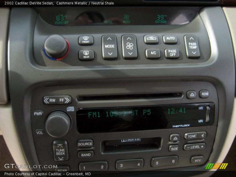 Cashmere Metallic / Neutral Shale 2002 Cadillac DeVille Sedan