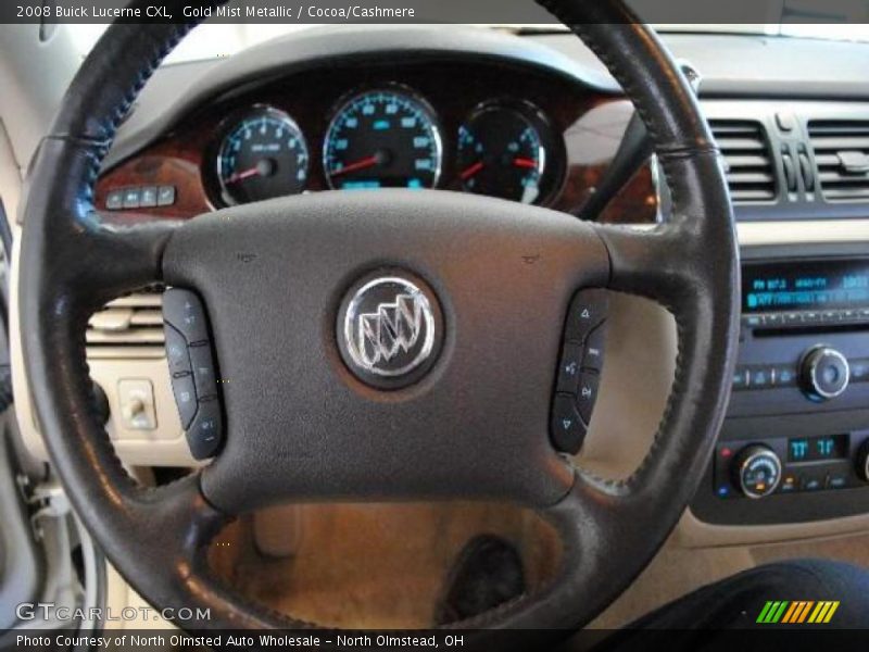 Gold Mist Metallic / Cocoa/Cashmere 2008 Buick Lucerne CXL