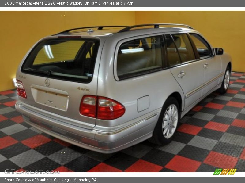 Brilliant Silver Metallic / Ash 2001 Mercedes-Benz E 320 4Matic Wagon