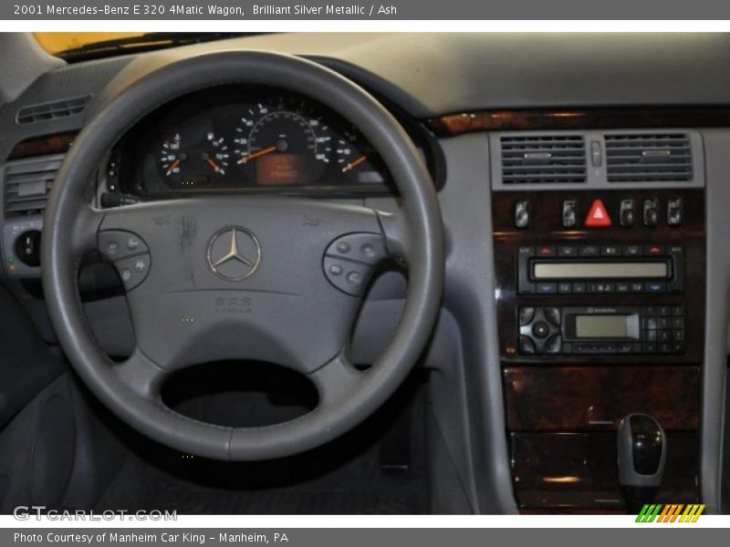 Brilliant Silver Metallic / Ash 2001 Mercedes-Benz E 320 4Matic Wagon