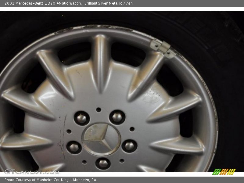 Brilliant Silver Metallic / Ash 2001 Mercedes-Benz E 320 4Matic Wagon
