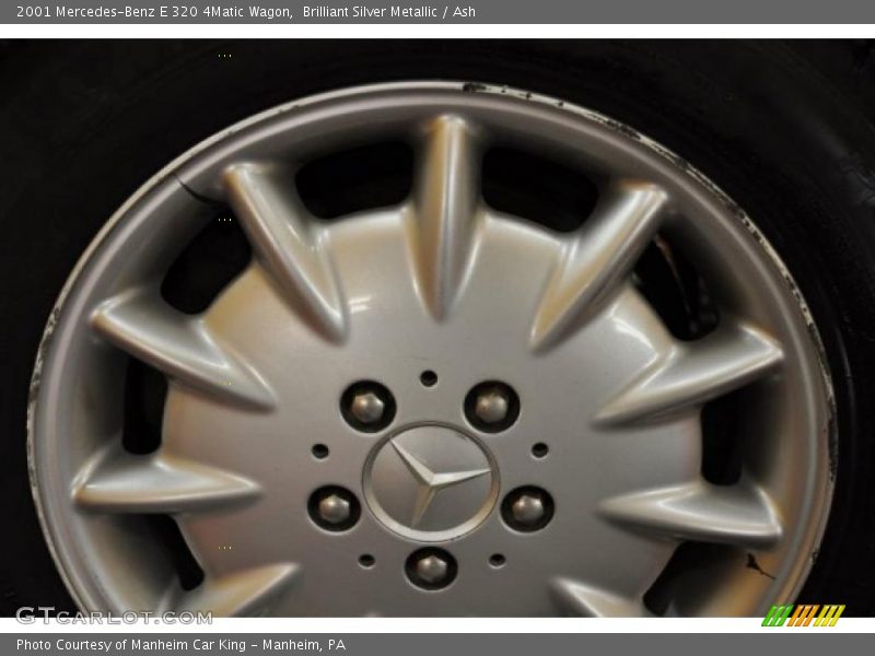 Brilliant Silver Metallic / Ash 2001 Mercedes-Benz E 320 4Matic Wagon