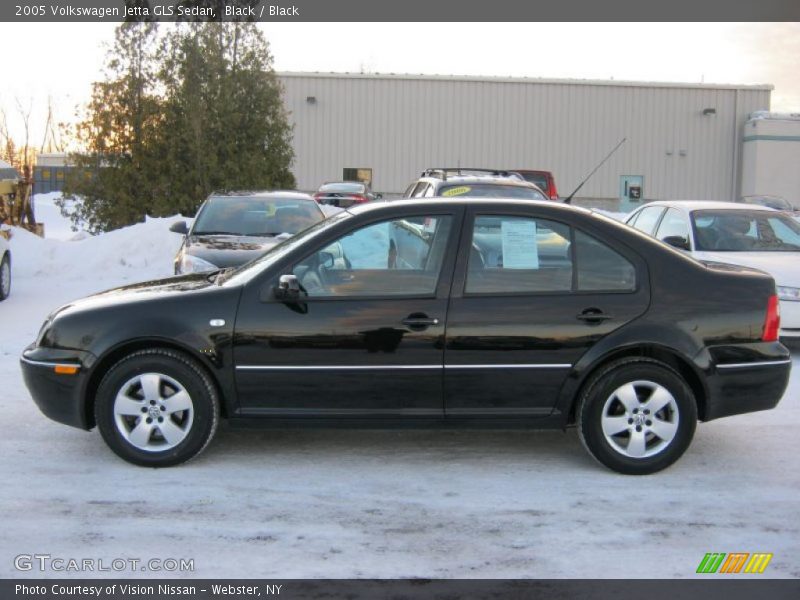 Black / Black 2005 Volkswagen Jetta GLS Sedan