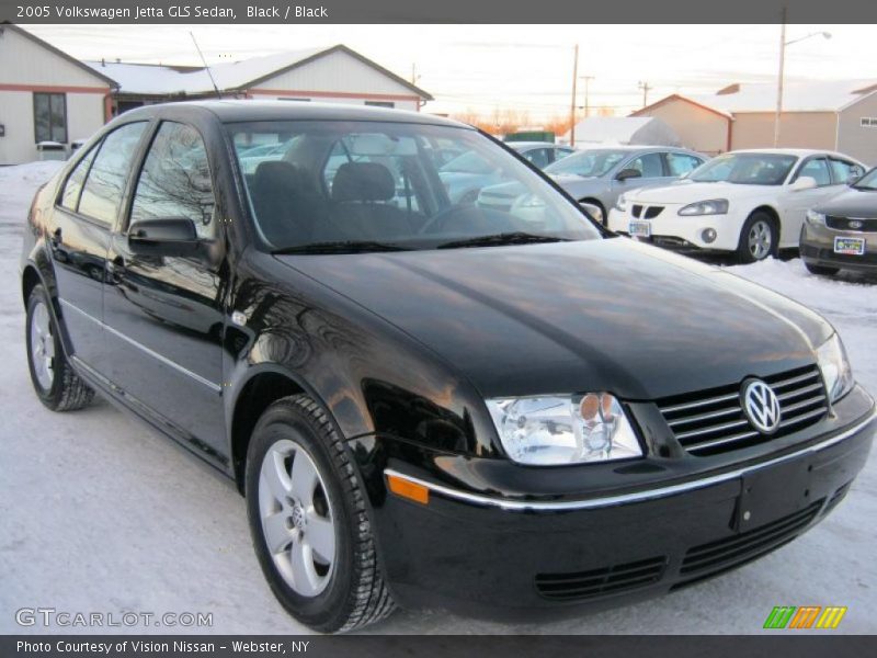 Black / Black 2005 Volkswagen Jetta GLS Sedan