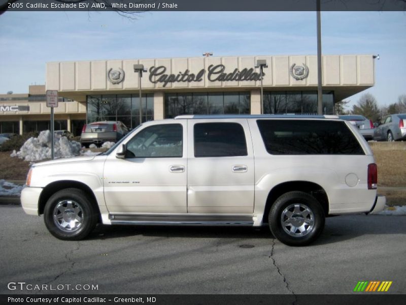 White Diamond / Shale 2005 Cadillac Escalade ESV AWD