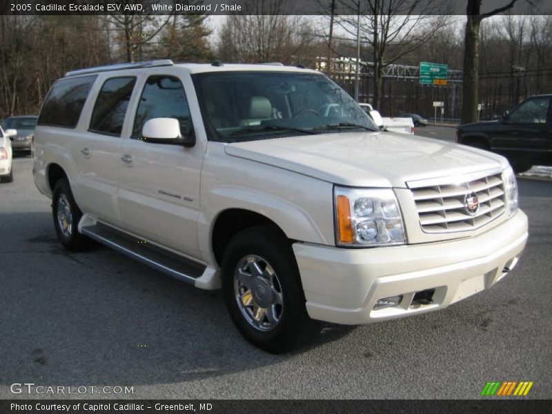 White Diamond / Shale 2005 Cadillac Escalade ESV AWD