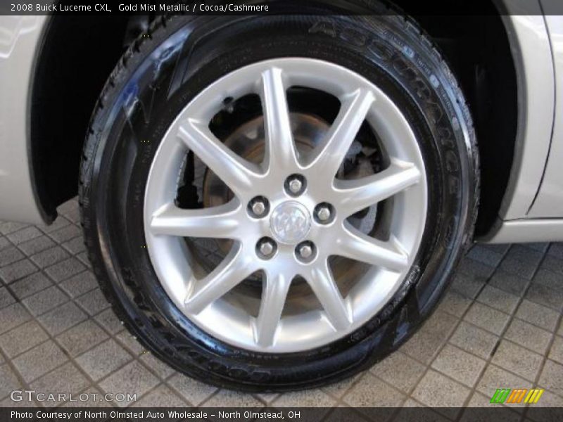 Gold Mist Metallic / Cocoa/Cashmere 2008 Buick Lucerne CXL
