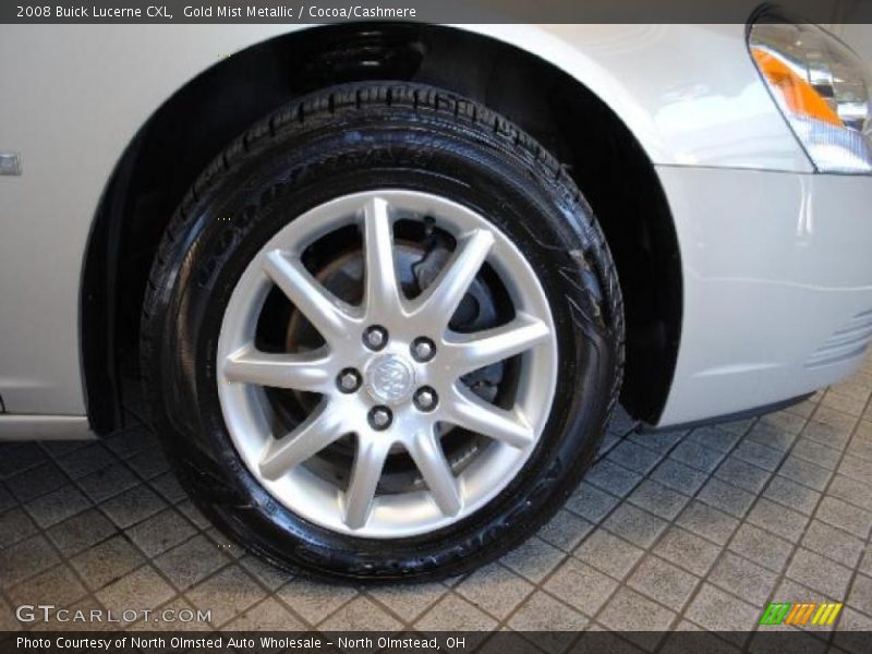 Gold Mist Metallic / Cocoa/Cashmere 2008 Buick Lucerne CXL