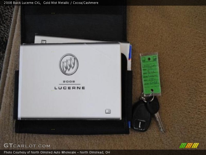 Gold Mist Metallic / Cocoa/Cashmere 2008 Buick Lucerne CXL